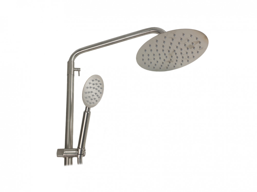 Columna de ducha Mixxus TMO-009-J, 120 cm grifo y para, monomando, manguera flexible - Imagen 2