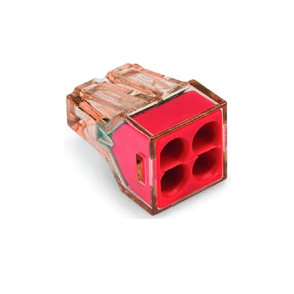 Conector caja de conexiones rápido 4 polos Vargo V-109506, para instalaciones eléctricas