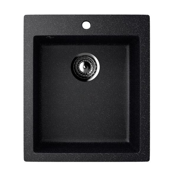 ES-14-308 fregadero composite, negro ECOSTONE