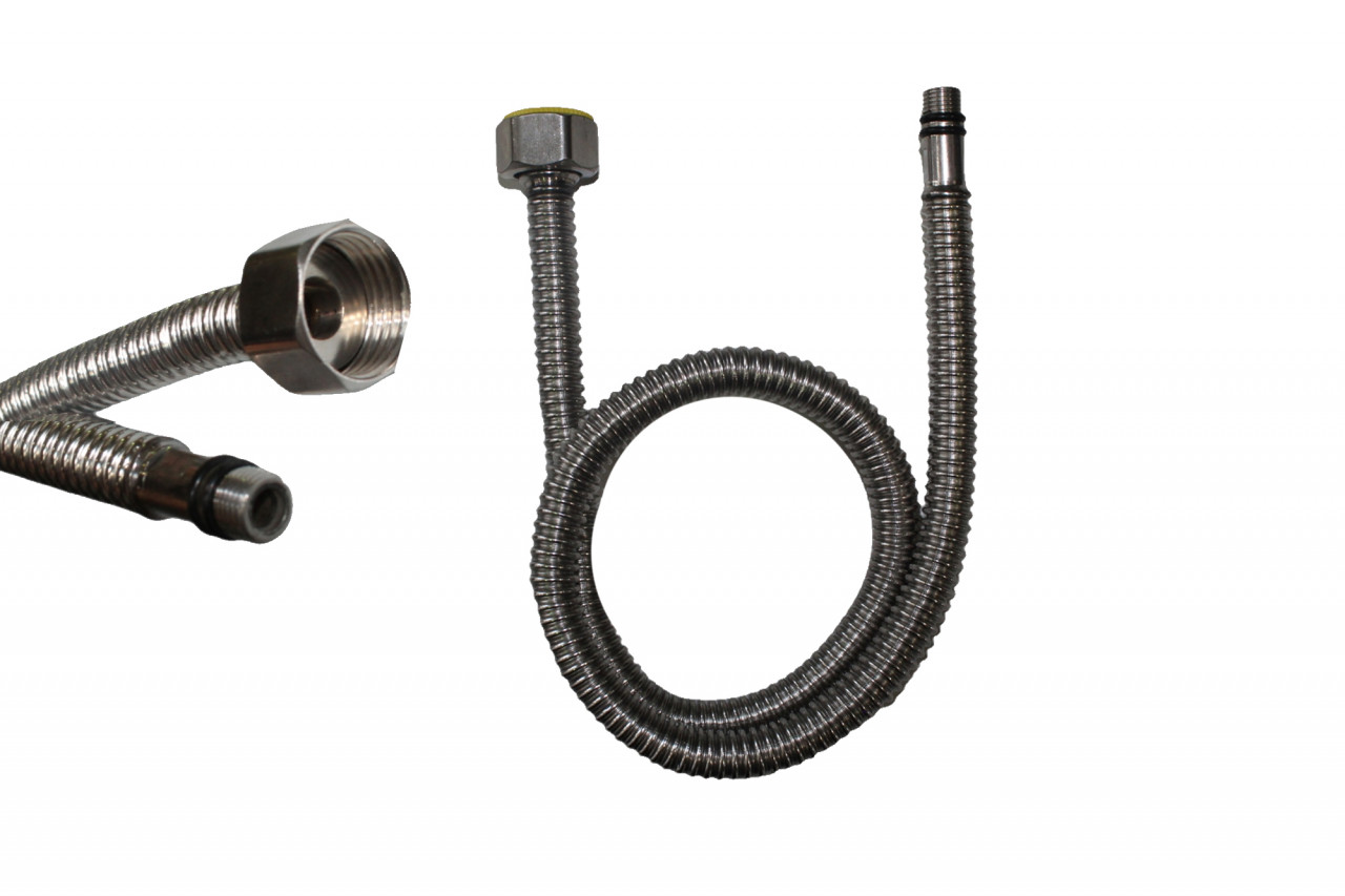 Manguera ducha flexible Elefant, F1/2-M10, 60 cm, para instalaciones sanitarias