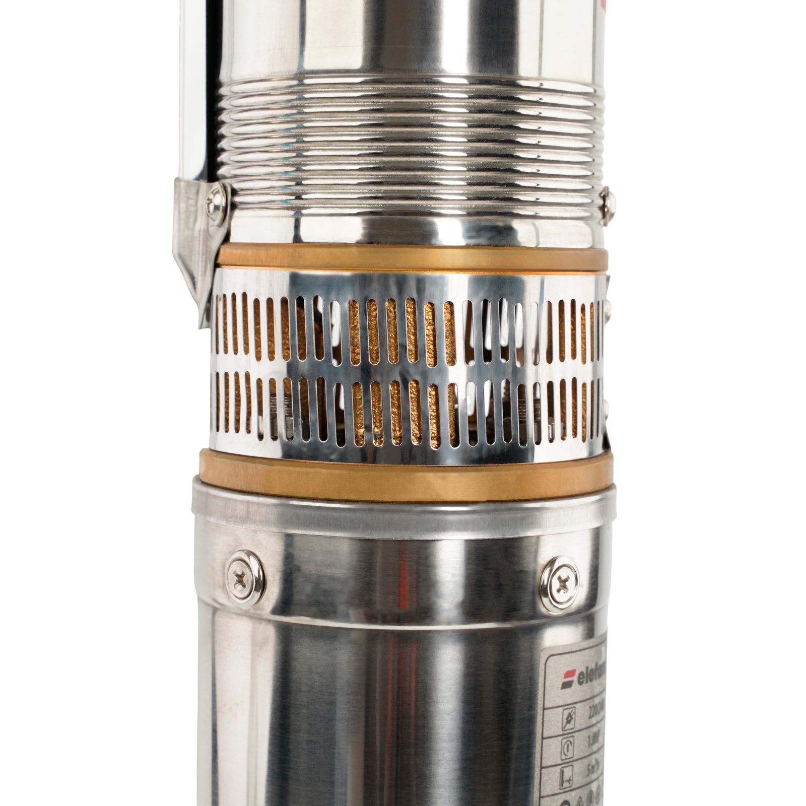 Bomba sumergible Elefant 4QJD2/8, 1100 W, 66 l/min, para pozo profundo - Imagen 3