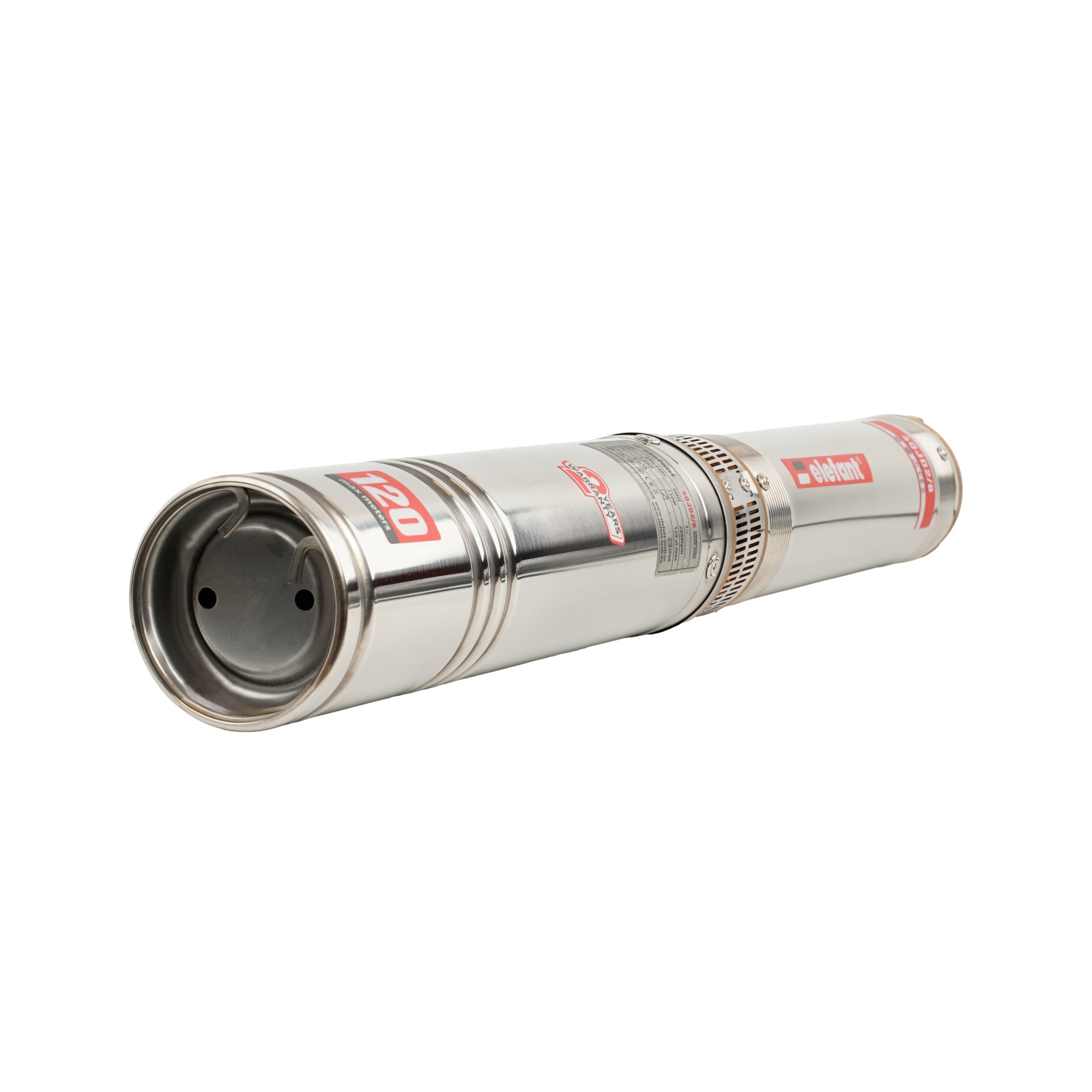 Bomba sumergible Elefant 4QJD2/8, 1100 W, 66 l/min, para pozo profundo - Imagen 4