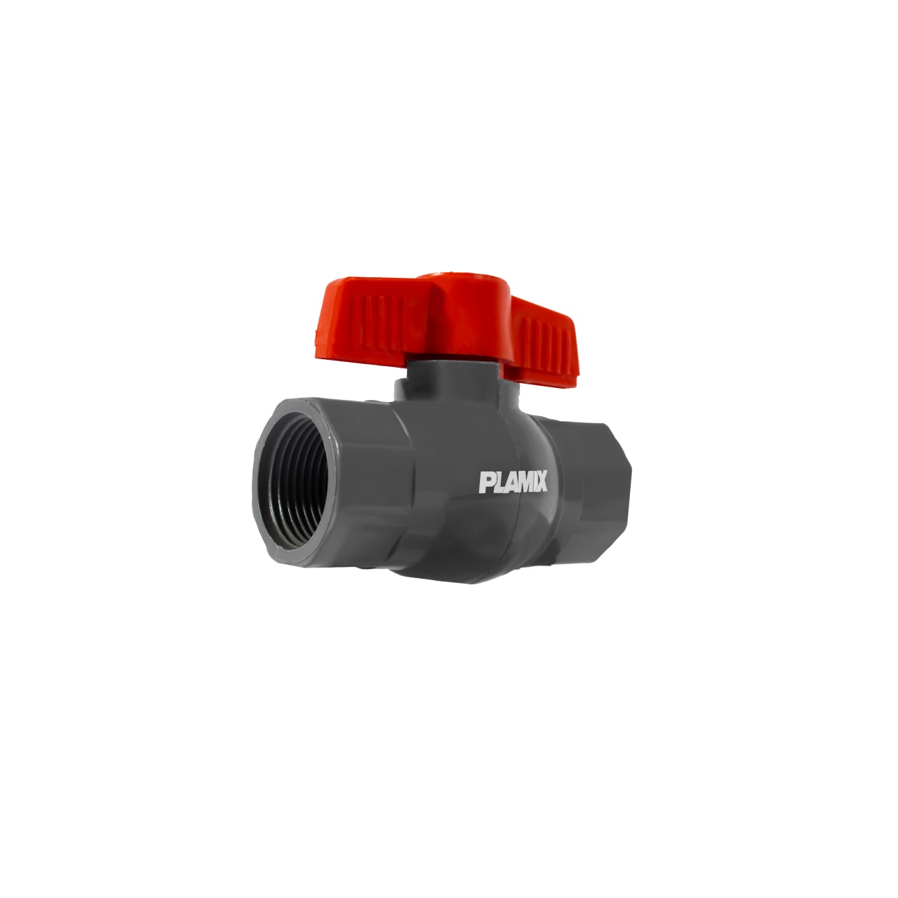 Grifo agua PVC Plamix PVF, 1/2 pulgada int-int, paquete 25 ud., instalaciones sanitarias